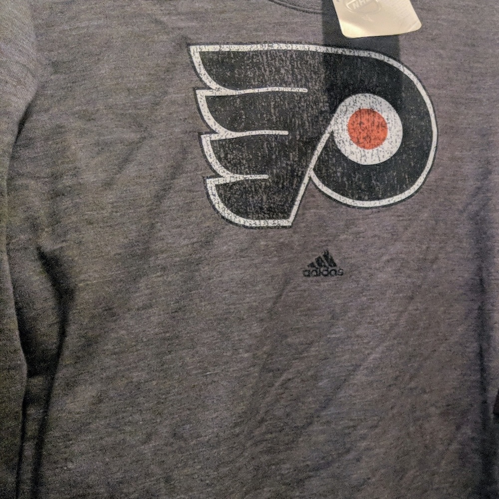 NWT NFL large Addias Flyers Sweatshirt